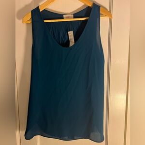 NWT Loft Outlet teal shell - size M